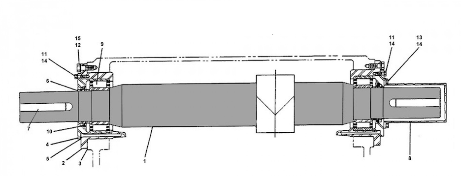 F-1600 Pinion Shaft Assemblies